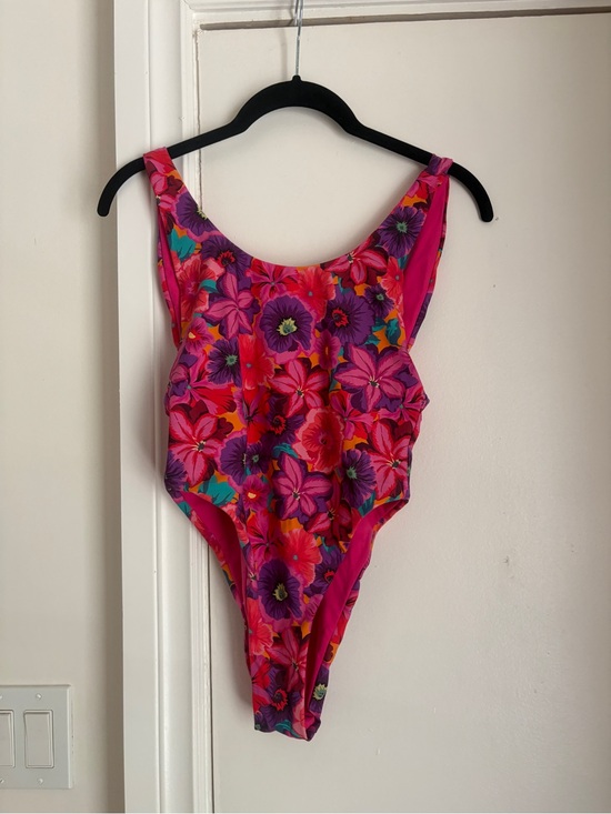 Reina Olga Other - Reina Olga Hot Pink Floral One-Piece Swim